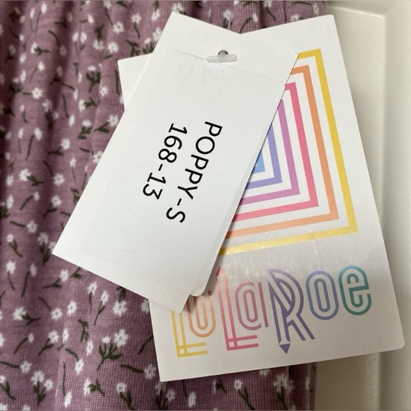 NWT Elastic Waist Purple Floral Tiered Boho Maxi Skirt - Picture 5 of 7